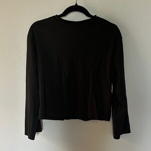 Classic Black Long Sleeve Top